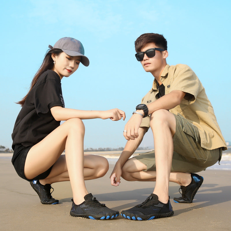 Five Finger Swimming Shoes Beach Casual Shoes Wading Hiking Shoes Light Soft Shoes